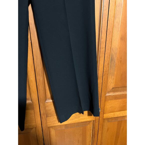 Talbots Women's Classic Black Straight Leg Side Zip Dress Trouser Pants Size 10 - Picture 4 of 10